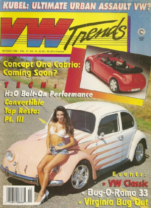 VW TRENDS 1994 OCT - BUG-O-RAMA 33, PERFORMANCE EXHAUST, UPPER STRESS BAR